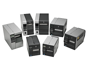 A Group of Zebra Industrial Printers