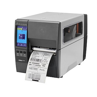 Zebra ZT231 industrial label printer with media